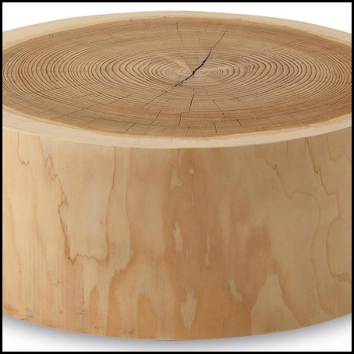 Coffee Table in solid cedar wood 154-Block Cedar