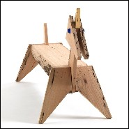 Banc en chêne massif 154-Unicorn