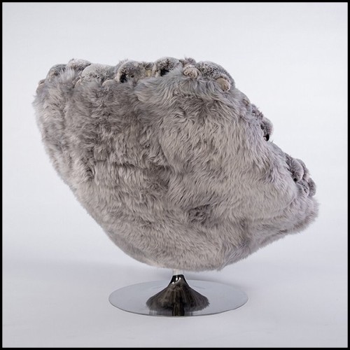 Fauteuil avec de petites peluches de koalas sur le dossier PC-Koala