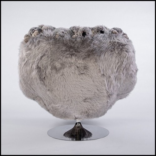 Fauteuil avec de petites peluches de koalas sur le dossier PC-Koala