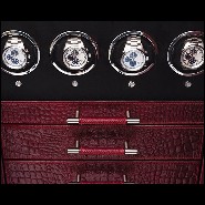 Coffre-fort forgé en acier et en cuir de vachette PC-Luxury Watches