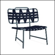 Chaise en aluminium finition laqué blanc 30-Weaving