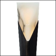 Table Lamp in casted bronze in medal finish 184-Pillar Bronze