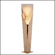 Lampe en bronze finition médaillon 184-Pillar Bronze