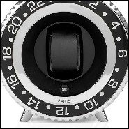 Remontoir en aluminium finition nickel 185-Black Notched