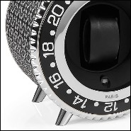 Remontoir en aluminium finition nickel 185-Black Notched