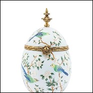 Boîte en porcelaine avec couvercle 162-Birdy