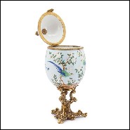 Boîte en porcelaine avec couvercle 162-Birdy