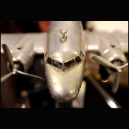 Avion 113 - Dakota DC3 - Authentic handmade aluminium plane 113-Dakota DC3 - Pacific Compagnie.