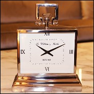 Horloge finition nickel poli PC-Nickel Desk