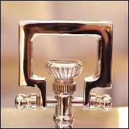 Clock in polished nickel finish PC-Nickel Desk