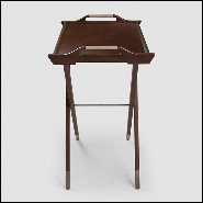 Plateau en acajou massif finition tobaco 119-Walter