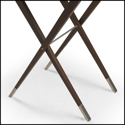 Plateau en acajou massif finition tobaco 119-Walter