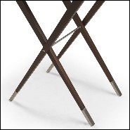 Plateau en acajou massif finition tobaco 119-Walter