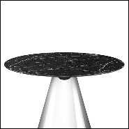 Round Table with round black marble top 162-Warhead