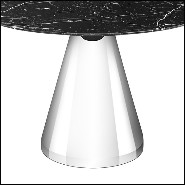Round Table with round black marble top 162-Warhead