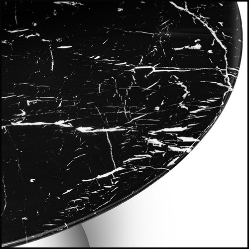 Round Table with round black marble top 162-Warhead
