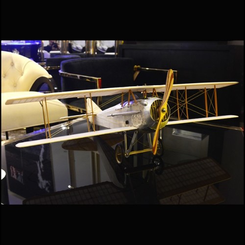 Avion 113 - Old Charles - Vintage-inspired aircraft made from wood and cotton, unique gift - Pacific Compagnie.