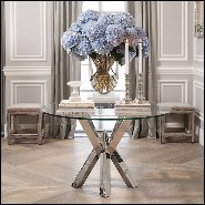 Table de repas avec acier inoxydable poli 24-Triumph Steel