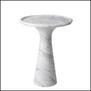 Side Table in solid marble 24-Pomano Low