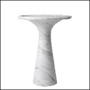 Side Table in solid marble 24-Pomano Low