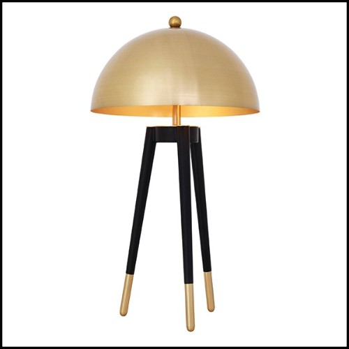 Lampe finition gold et pieds noir 24-Coyote