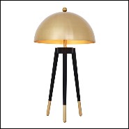 Lampe finition gold et pieds noir 24-Coyote