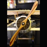 Avion 113 - Old Charles - Wooden plane with cotton sheet, antique replica, handmade with precision - Pacific Compagnie.