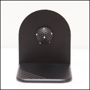 Bookends in solid brass in black matte finish PC-Black Brass Golfer Set of 2