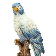 Sculpture en céramique 162-King High Parrot