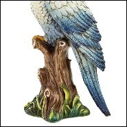 Sculpture in ceramic 162-King High Parrot