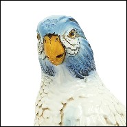 Sculpture in ceramic 162-King High Parrot