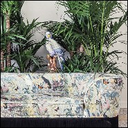 Sculpture en céramique 162-King High Parrot