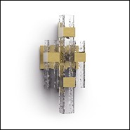 Applique en laiton massif finition vintage bronze matte 165-Lewis Four or Single