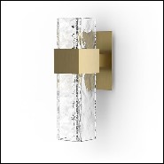 Applique en laiton massif finition vintage bronze matte 165-Lewis Four or Single