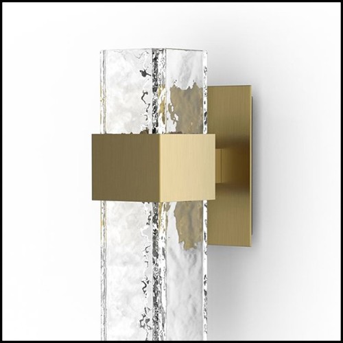 Applique en laiton massif finition vintage bronze matte 165-Lewis Four or Single