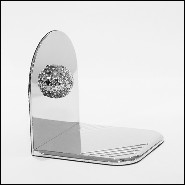 Serre livre en bronze massif finition miroir PC-White Bronze Golfer Set of 2