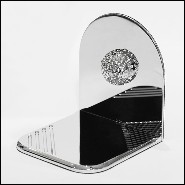 Serre livre en bronze massif finition miroir PC-White Bronze Golfer Set of 2