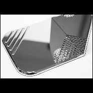 Serre livre en bronze massif finition miroir PC-White Bronze Golfer Set of 2