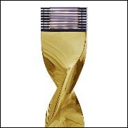Lampe en aluminium coulé finition gold chrome 184-Bow Tie Alu Gold XL or L