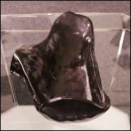 Cup in varnished solid ebony wood PC-Ebony Dark Medium