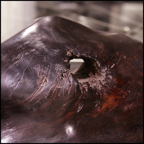 Coupe vernie en ébène massif PC-Ebony Dark Medium