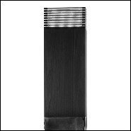 Floor Lamp in casted aluminium in crafted black finish 184-Boe Tie Black