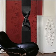 Floor Lamp in casted aluminium in crafted black finish 184-Boe Tie Black