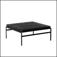 Coffee Table with black oak veneer table top 28-Harbor
