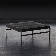 Table basse avec plateau en chêne noir 28-Harbor