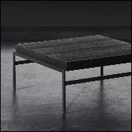 Coffee Table with black oak veneer table top 28-Harbor