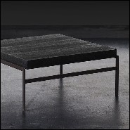 Coffee Table with black oak veneer table top 28-Harbor