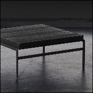 Table basse avec plateau en chêne noir 28-Harbor