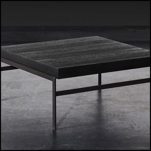 Coffee Table with black oak veneer table top 28-Harbor